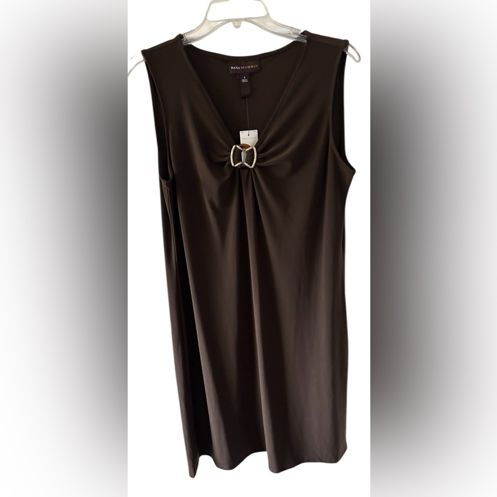 NWT Dana Buchman Sleeveless Dress sunset chic size large